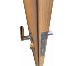 Batente de madeira Fechadura