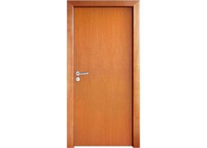 Porta de madeira acústica