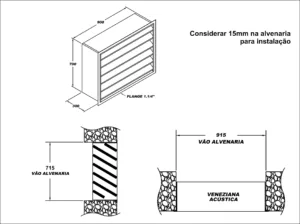 veneziana-instalação